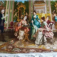 این تابلو فرش شاعر جوان نقشه مینیاتوری|تابلو فرش|ورامین, ورامین|دیوار