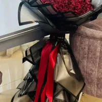 دسته گل روبانی