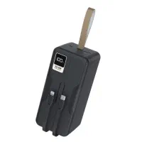 پاوربانک پی زد ایکس V93 فست شارژ 50000 میلی آمپر