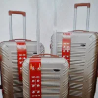 دو ست کامل چمدان  رنگ مشکی وبژ|کیف، کفش، کمربند|گرگان, |دیوار