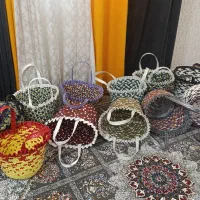صنایع دستی سفره و زنبیل و....