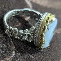 انگشتر شجر رکاب نقره بینظیر