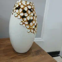 حراج لوازم گلدون بزرگ دکوری چوب گردو