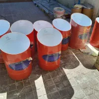 سطل حبوبات فروشگاهی و استند آجیل در حد نو