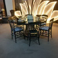 صندلی مدل تیرایا/مشکی تالار رستوران نشکن هتل