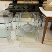 ۲ عدد میز عسلی شیشه ای|مبلمان خانگی و میز عسلی|تهران, پردیسان|دیوار