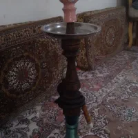 قلیون چوبی با تمام.وسیله هاش