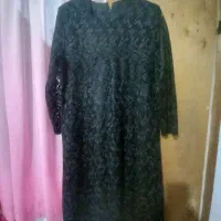 پیراهن مجلسی گیپور آستین بلند و کت زننانه|لباس|رشت, گلباغ نماز|دیوار