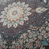 فرش۱۲متری زمینه سورمه ای