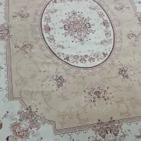 فرش ۱۲متری کرمی کارکرده تمیز