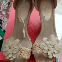 کفش تابستانی کرم رنگ