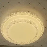 چراغ سقفی کریستالی 2 طبقه 72 وات سه حالته|لوستر و چراغ آویز|تهران, حکیمیه|دیوار