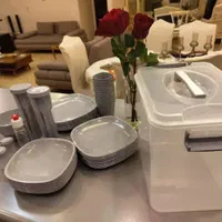 ست دوازده نفره مسافرتی(تولید کننده ظروف مسافرتی)|ظروف نگهدارنده، پلاستیکی، یک‌بارمصرف|اصفهان, شیخ طوسی|دیوار