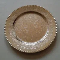 ۱۲عدد بشقاب پلو خوری مسی طرح بته جقه