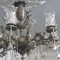 آویز لوستر سقفی|لوستر و چراغ آویز|بیرجند, |دیوار