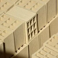 کوره اجرین اصفهونی سفالین بلوک دیوار