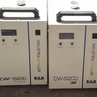چیلر دستگاه برش لیزر cw5200 برند s&a اصلی