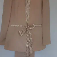 پیراهن مجلسی رنگ سبز سلطنتی کت وشلوار مجلس دخترانه