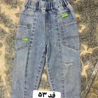 چند عدد شلوار جین پسرانه در حد نو و تمیز|کفش و لباس بچه|جوانرود, |دیوار