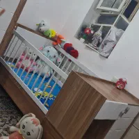 تخت، کمد و ویترین نوزاد و نوجوان برند ساحل چوب|تخت و سرویس خواب|بافق, |دیوار