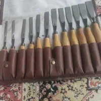 مغار نجاری ست دوازده۱۲عددی مارک رومانی باکیف چرم