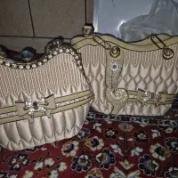 دو عدد کیف نو ترکیب جنس چرم و ساتن اعلاء|کیف، کفش، کمربند|کازرون, |دیوار