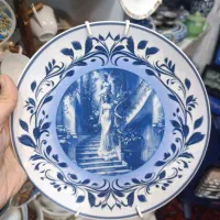 بشقاب دیواری های قلم آبی|ظروف سرو و پذیرایی|قزوین, |دیوار