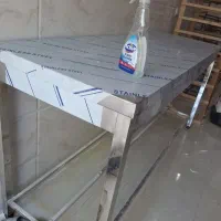 میز کار استیل درحد نو