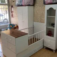 سرویس چوب کودک /با طراحـی مدرن/ سیسمونی/|تخت و صندلی بچه|نظرآباد, رسالت|دیوار