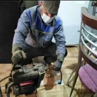 لوله بازکنی تخریب سرویس بهداشتی استاد غلامی