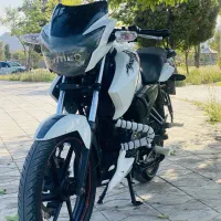 آپاچی 160 سفید صدفی