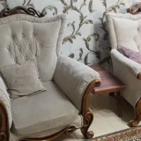 ۱میزtvچوبی شیشه ایی،بدون خطو خش،و ۱ دست مبل ۷نفره|مبلمان خانگی و میز عسلی|تهران, شکوفه|دیوار