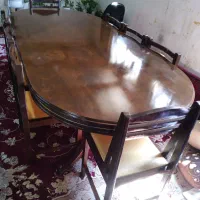 میز غذاخوری هشت نفره تمام چوب