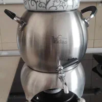 کتری قوری روگازی کف چدن
