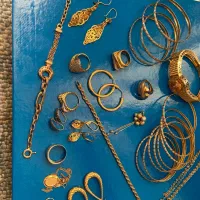 انگشتر النگو دستبند گوشواره زنجیر پلاک طلا