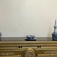 تنگ نیزه ای انگلیسی جفت به همراه کاسه و بشقاب