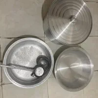 قابلمه ،لگن ،آبکش،کفگیر،ملاقه