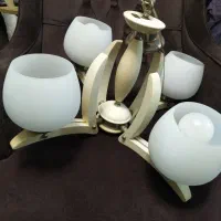 لوستر 4 شاخه|لوستر و چراغ آویز|کیش, |دیوار