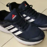 کتانی مردانه سرمه ای طرح آدیداس