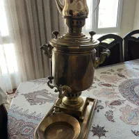 سماور عتیقه برنجی روس|صنایع دستی و سایر لوازم تزئینی|تهران, زرگنده|دیوار