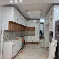 کابینت کمد دیواری دکور مغازه تعمیرات میز تی وی|خدمات پیشه و مهارت|قم, شهر قائم|دیوار