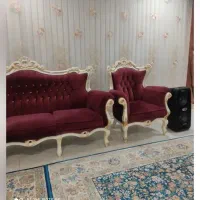 مبل ۹ نفره چوب راش ،میزتلویزیون و میزنهارخوری|مبلمان خانگی و میز عسلی|تهران, والفجر (افسریه)|دیوار