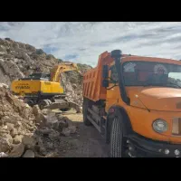 حمل ماسه اجر و گل و مخلوط و...