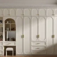 کابینت ام دی اف، انواع کمد دیواری، فلز اماده