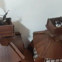 لوستر چوبی اتاق و سقفی راهرو|لوستر و چراغ آویز|گلبهار, شهر جدید گلبهار|دیوار