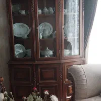 بوفه چوب گردو کاملا سالم|بوفه، ویترین، کنسول|قزوین, |دیوار