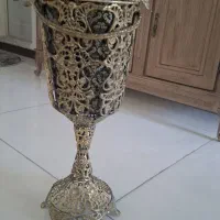 سطل و جا دستمال برنجی