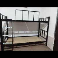 سرویس خواب دوطبقه تخت خواب دوطبقه فلزی ۱ نفره|تخت و سرویس خواب|شیراز, بعثت|دیوار