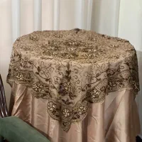 رومیزی دست دوز نو نو رنگ شیک یکدست