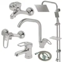 بسته کامل شیرآلات ۶عددی قیمت واقعی ۴.۳۵۰.۰۰۰|مصالح و تجهیزات ساختمان|قم, انسجام|دیوار